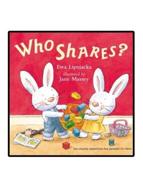 BUNDLE & SAVE🎉 Who Shares? Softcover Kids Book by Ewa Lipniacka